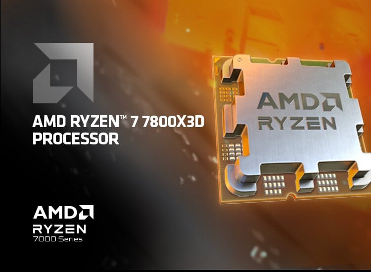 AMD Ryzen 7 7800X3D 4.2 GHz Eight-Core AM5 Processor