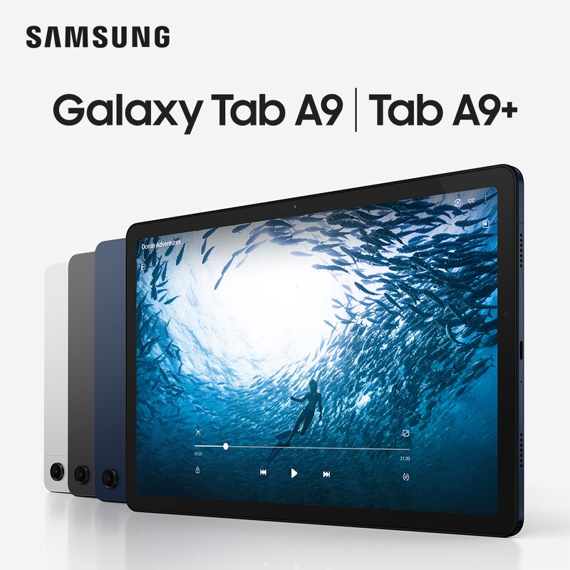 Samsung Galaxy Tab A9+ WiFi surfplatta 4/64GB (grafit) - Elgiganten