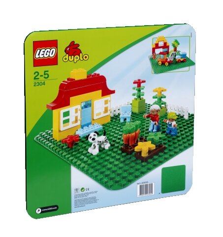 LEGO DUPLO Stor grön byggplatta 2304