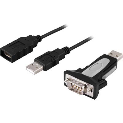 Deltaco Seriell adapter RS-232 DB9ha Till USB 2.0