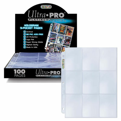Product Image for Ultra-Pro - 9 Pocket Pages Platinum (100st)
