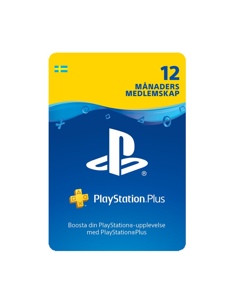 PlayStation (PSN) Plus 365 dagars (12 månader) Abonnemang (Sverige)