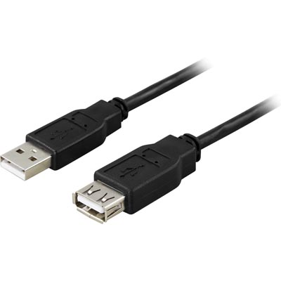 Product Image for Deltaco USB 2.0 Förlängningskabel A->A (M-F) 3m