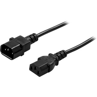 Product Image for Deltaco Apparatkabel C14 till C13 / Förlängning - 0,5m