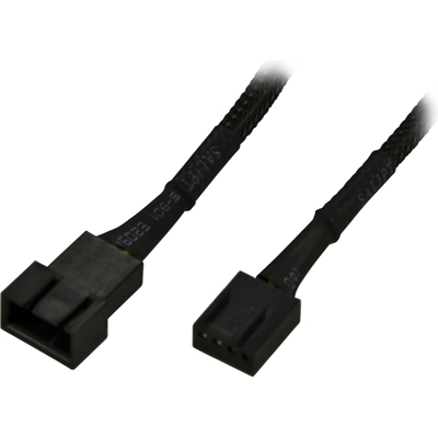 Product Image for Akasa förlängningskabel för 4-pins PWM-fläktar 0,3m (Svart)