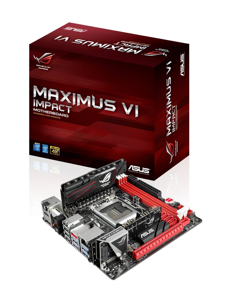 ASUS ROG MAXIMUS VI IMPACT - mITX / Z87 - Moderkort - Webhallen.com