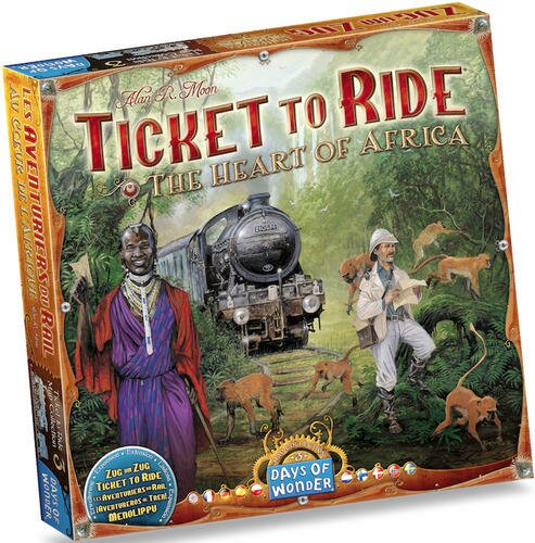 Ticket To Ride Map Collection No 3 – The Heart of Africa Expansion (Nordic+Eng)