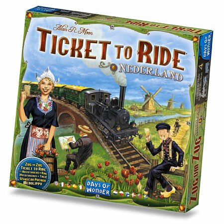 Ticket To Ride Map Collection No 4 – Nederland Expansion (Nordic+Eng)