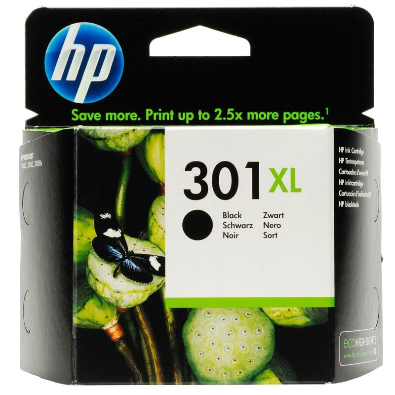 HP 301 XL (Svart)