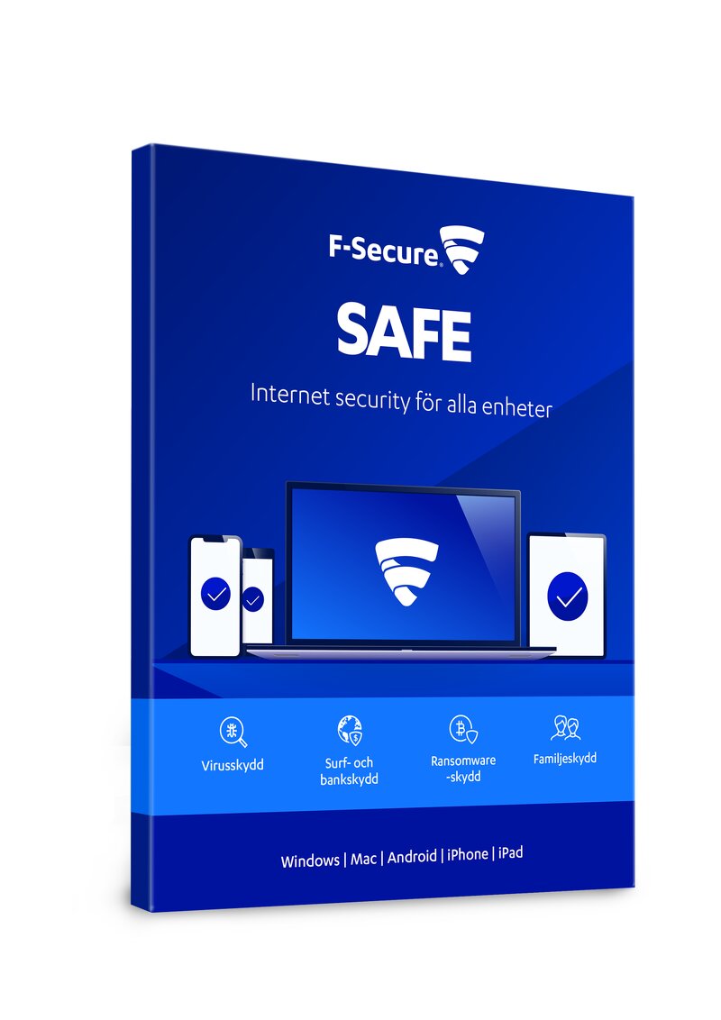 F-Secure SAFE – 1 år / 3 enheter