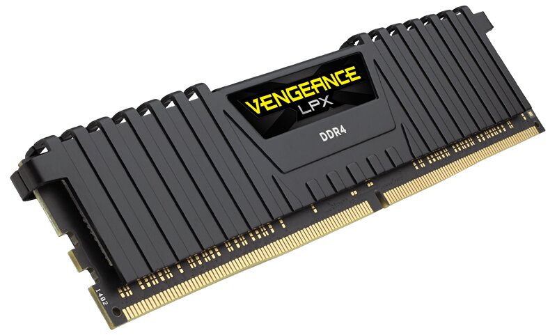 Corsair Vengeance LPX Black 8GB (1x8GB) / 2400MHz / DDR4 / CL14 / CMK8GX4M1A2400C14