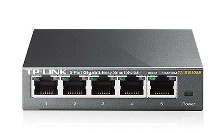 TP-Link TL-SG105E - 5-Port / Gigabit Switch / Managed