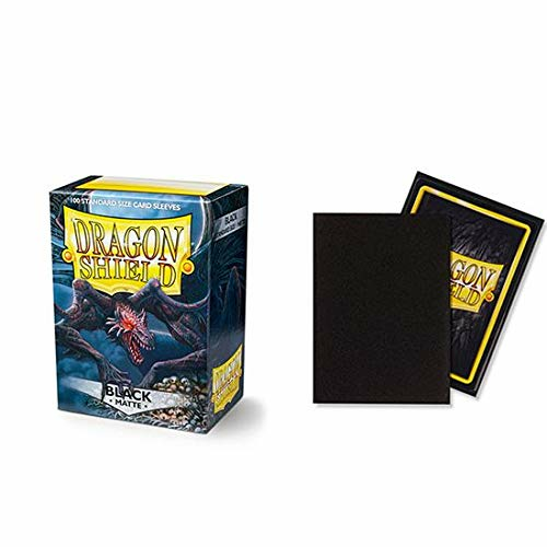 Product Image for Dragon Shield Matte Sleeves Black 63x88 mm (100 in box)
