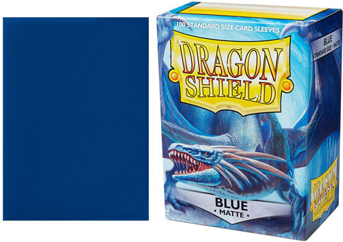 Product Image for Dragon Shield Matte Sleeves Blue 63x88 mm (100 in box)