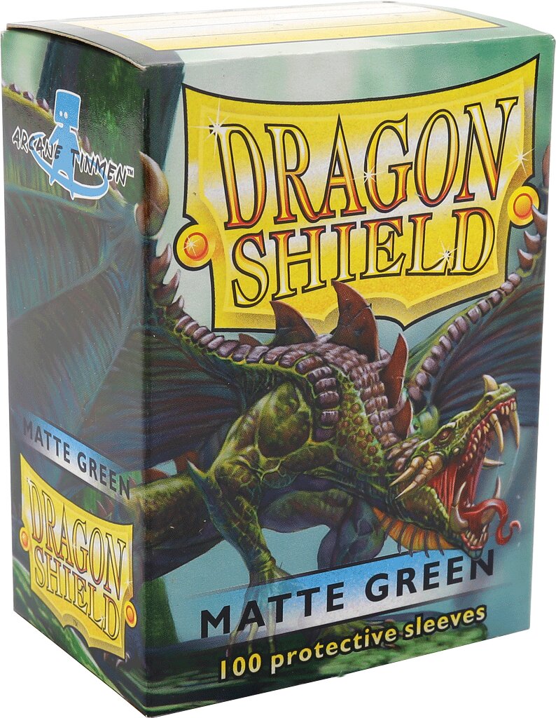 Dragon Shield Matte Sleeves – Green (100 in box)