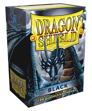 Dragon Shield Standard Sleeves Black 63x88 (100 in box