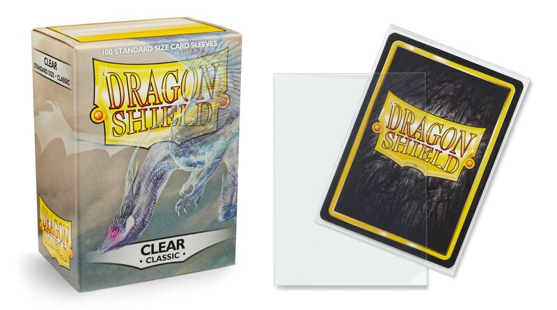 Dragon Shield Standard Sleeves Clear 63×88 (100 in box)