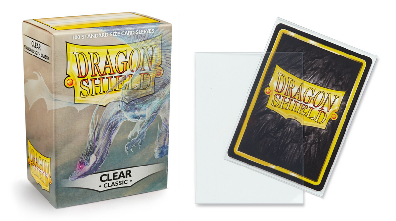 Product Image for Dragon Shield Standard Sleeves Clear 63x88 (100 in box)