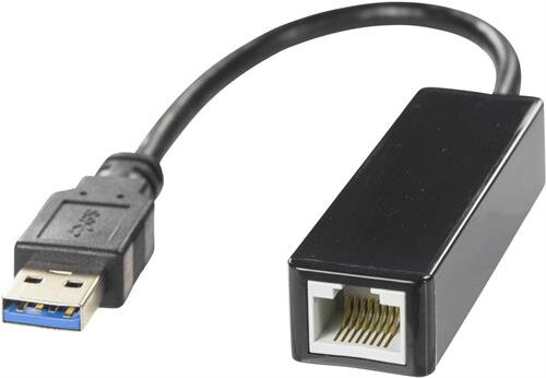 Deltaco Gigabit-nätverkskort USB 3.0 – Svart
