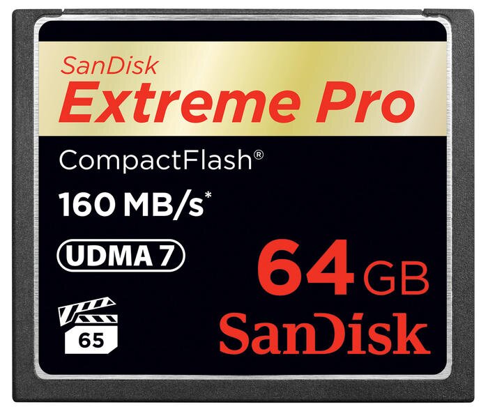 SanDisk Extreme Pro CF - 64GB / 160MB/s
