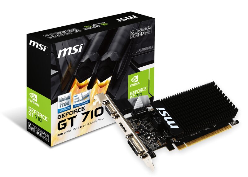 Läs mer om MSI GeForce GT 710 2GB D3H LP