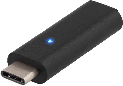 Deltaco USB 2.0 adapter Typ C – Typ micro B ho svart