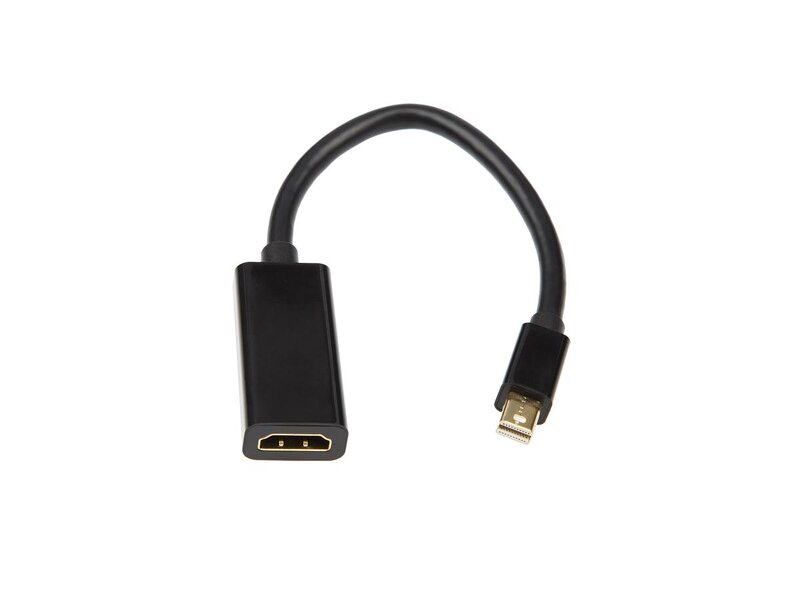 iiglo Mini-DisplayPort hane till HDMI hona-adapter – Svart