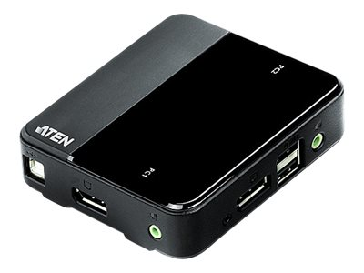 Product Image for ATEN 2-portar KVM-switch DP/USB/3,5mm