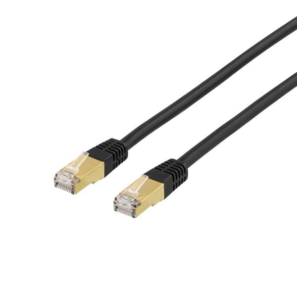 Product Image for Deltaco FTP Cat7 Nätverkskabel Halogenfri / 10m - Svart
