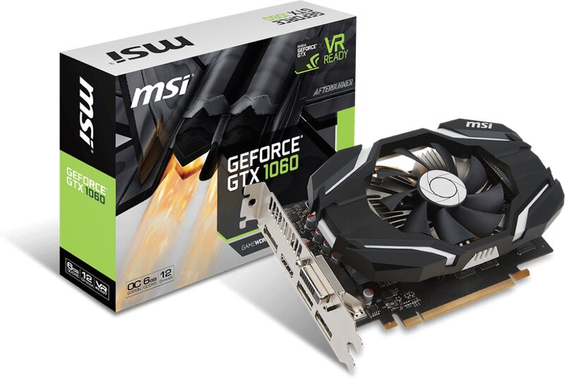 MSI GeForce GTX 1060 6GB OC (GTX 1060 6G OC) - Grafikkort / GPU | Webhallen MSI GeForce GTX 1060 6GB OC (GTX 1060 6G OC) - Grafikkort / GPU | Webhallen