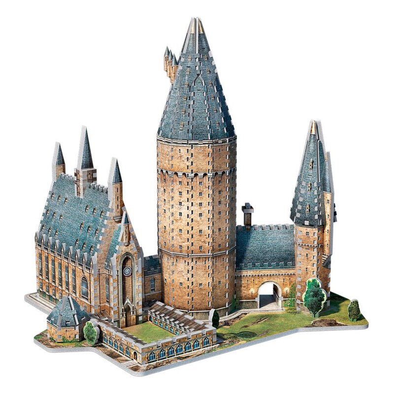 Wrebbit 3D-pussel Harry Potter Hogwarts Great Hall – 850 bitar