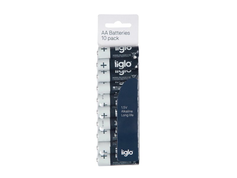 iiglo Batteri LR6-4S Alkaline 10-Pack (AA)