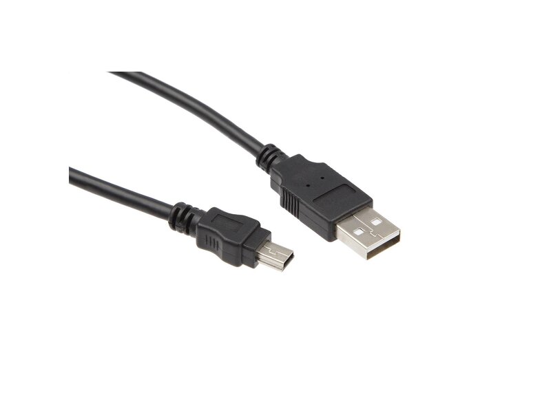iiglo USB 2.0 Typ A till mini-USB Kabel 2m – Svart