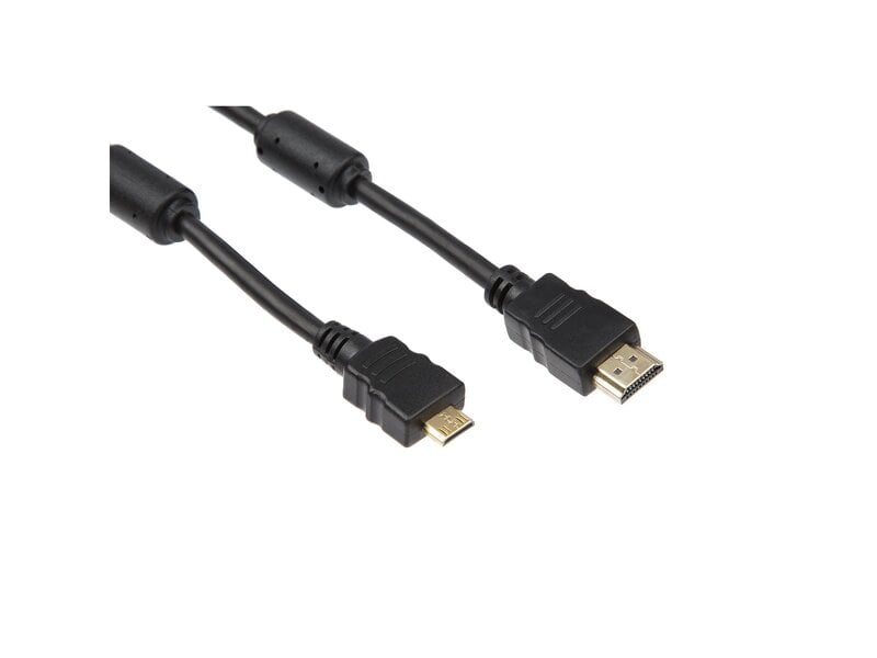 iiglo HDMI till Mini HDMI-kabel 2m – Svart