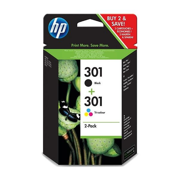 HP 301 (Svart + 3-Färg)