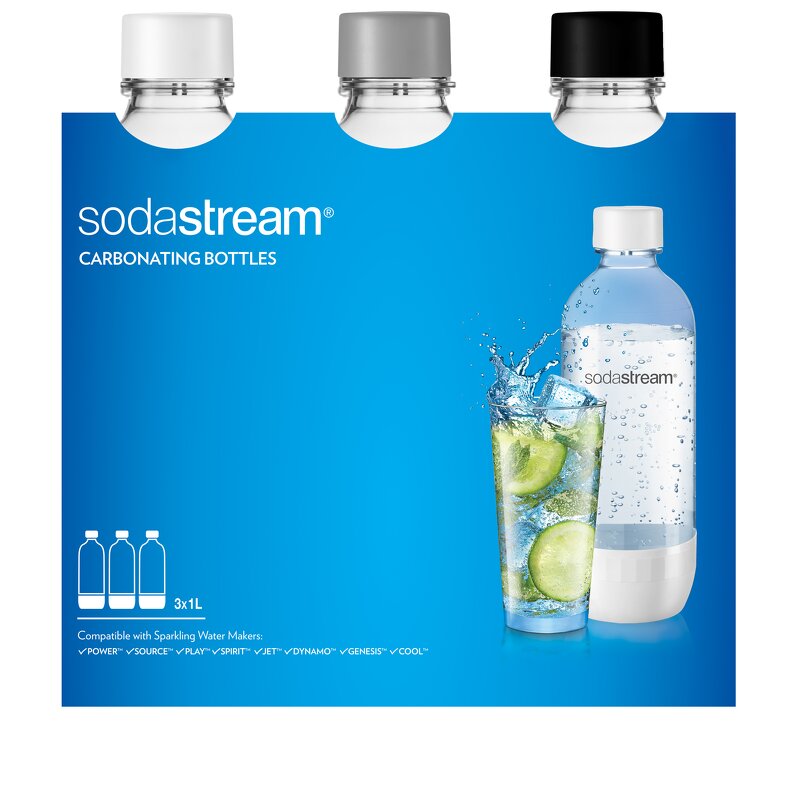 Sodastream Trio PET-flaska 3x 1L