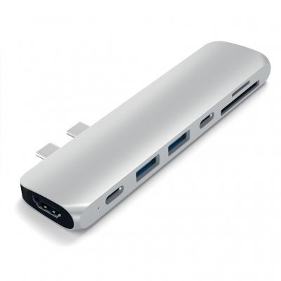 Satechi USB-C PRO Hub / 4K HDMI / 85W - Silver