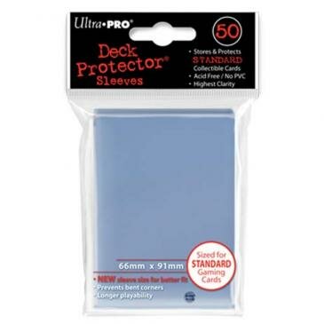 Ultra Pro – Clear Standard Deck Protectors (50-pack)