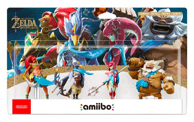 Amiibo The Legend of Zelda – Champions Pack (Breath of the Wild)