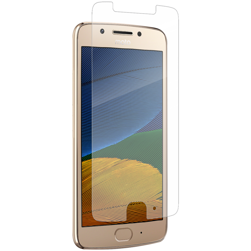 Product Image for Lenovo Moto G5 Plus / ZAGG InvisibleShield Glass Plus Screen Protector