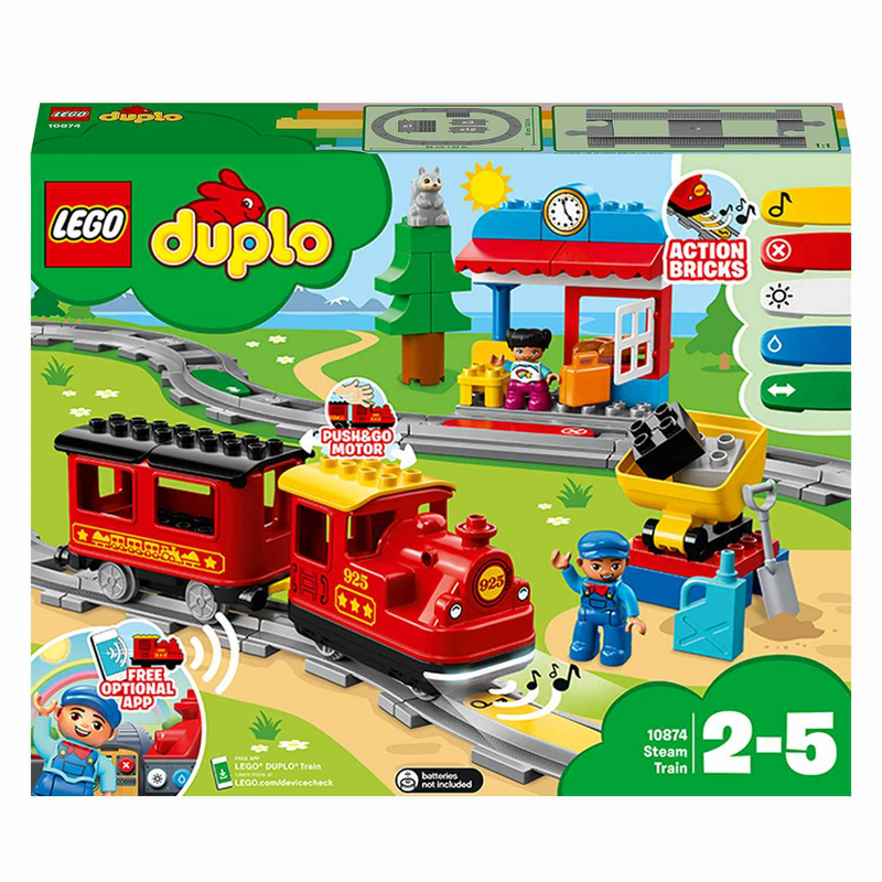 Product Image for LEGO DUPLO Town Ångtåg 10874