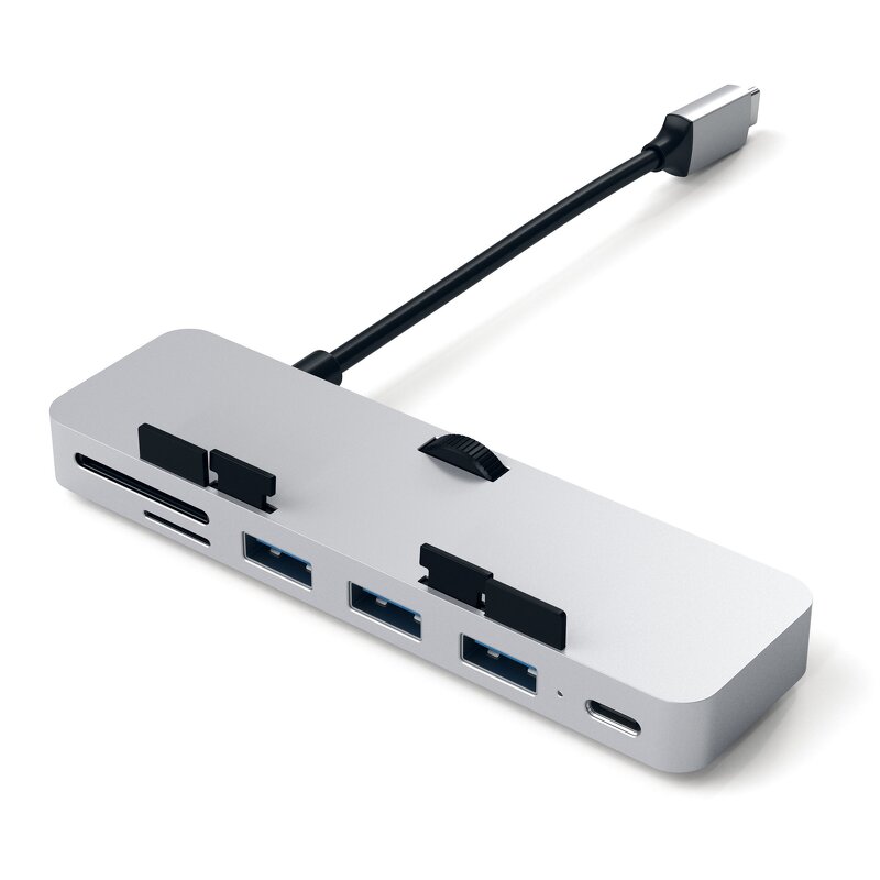 Satechi USB-C Clamp Hub Pro för iMac – Silver