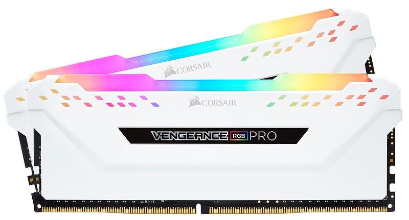 Corsair Vengeance RGB PRO 16GB (2x8GB) / 3200MHz / DDR4 / CL16 / CMW16GX4M2C3200C16W - Vit