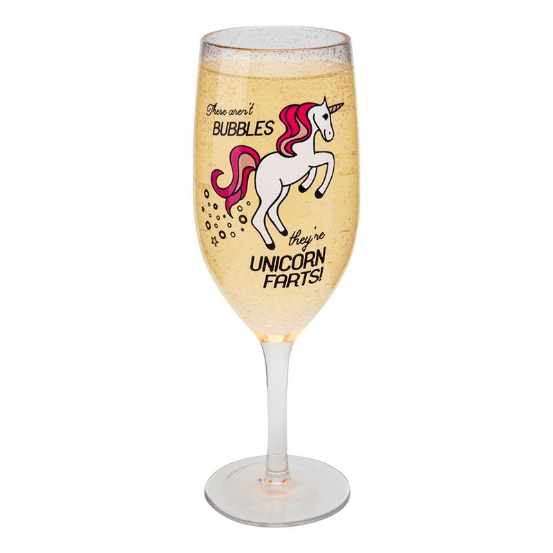 Big Mouth Inc Unicorn Champagne Glass