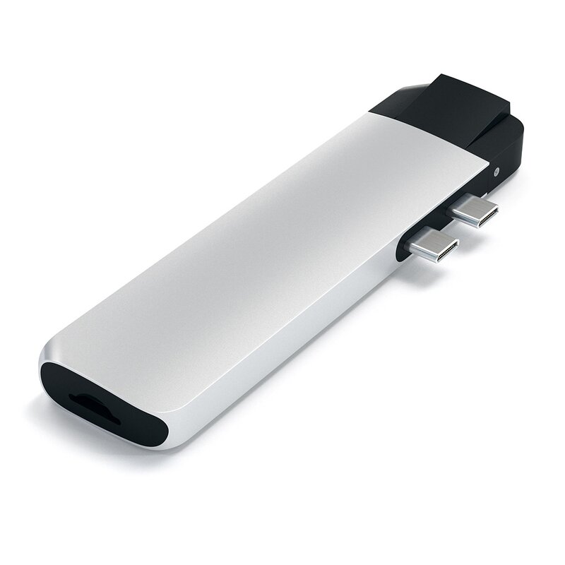 Satechi New USB-C PRO Hub / 4K HDMI / GbE / 87W – Silver