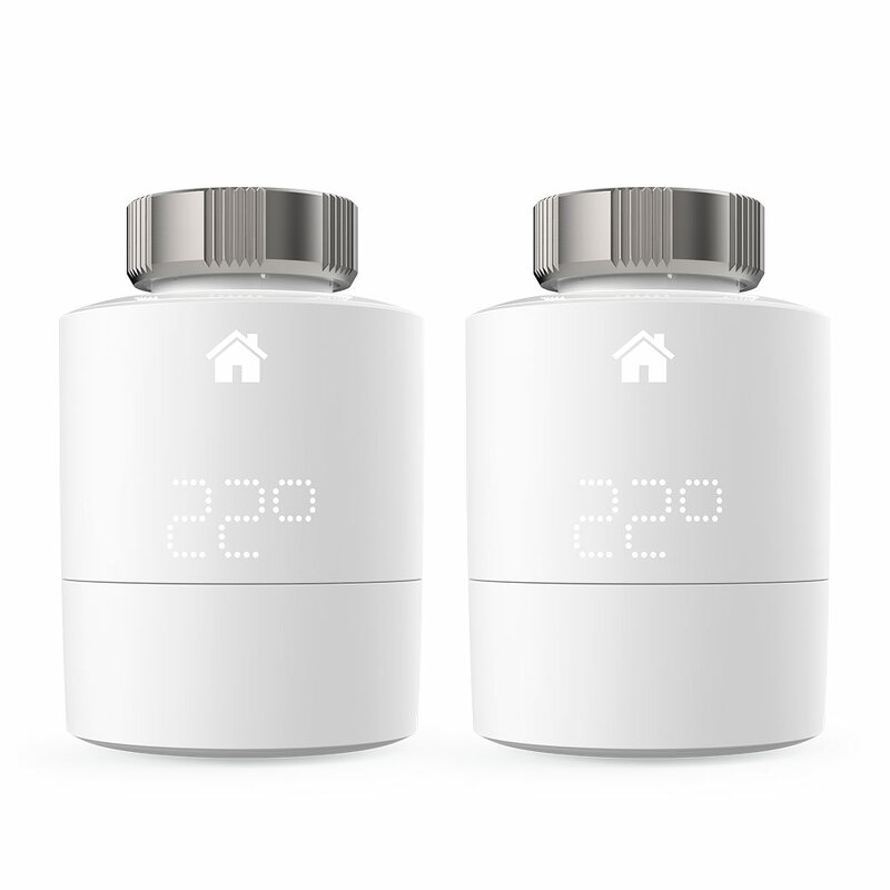 tado° Smart Radiator Thermostat Duo Pack – Tillägg för Multi-room Control (Horisontell Montering)