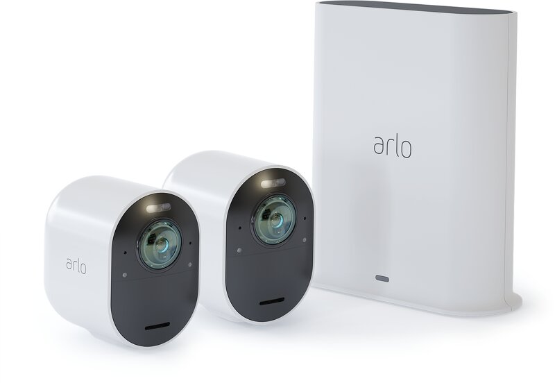 Arlo Ultra – Trådlöst 4K säkerhetssystem med 2 kameror