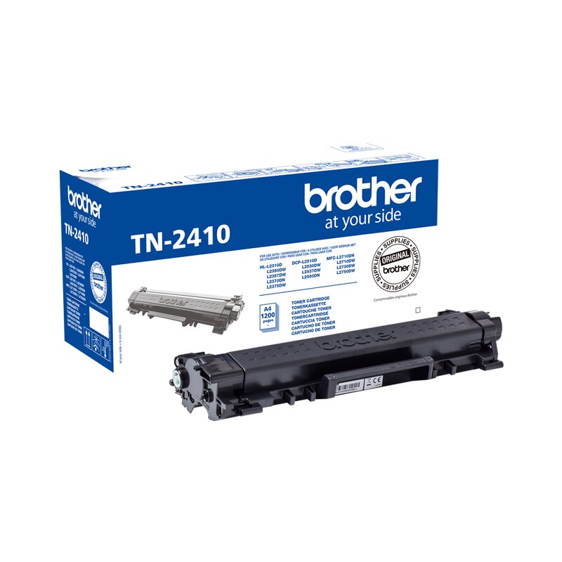 Brother TN-2410 Toner Svart – 1200 sidor