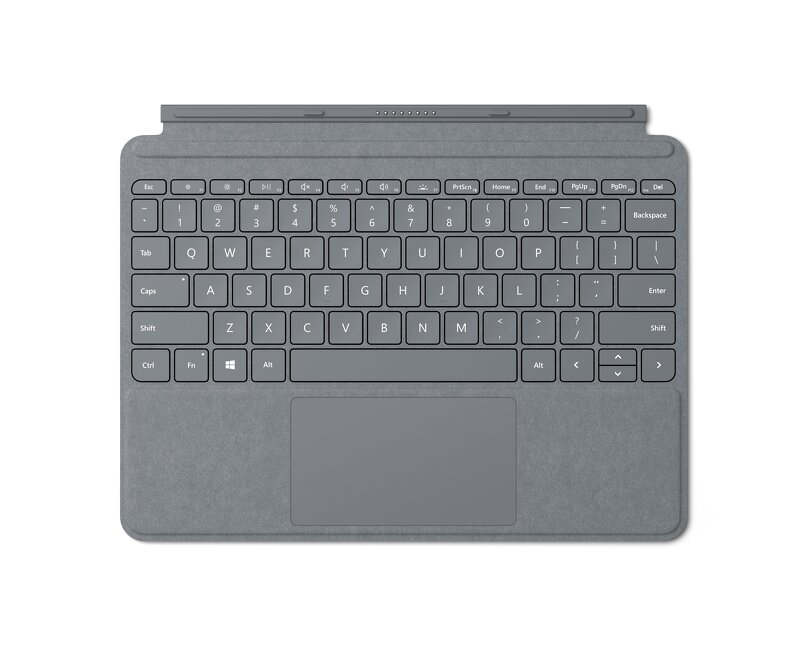 Surface Go Signature Type Cover - Grå (Nordisk Layout)