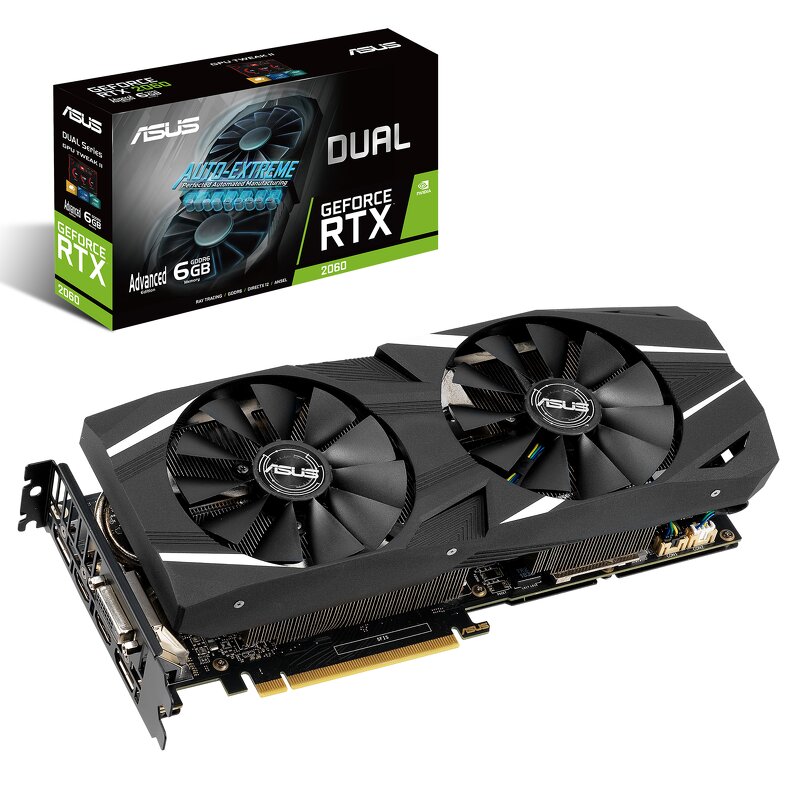 ASUS GeForce RTX 2060 6GB DUAL Advanced Grafikkort GPU Webhallen